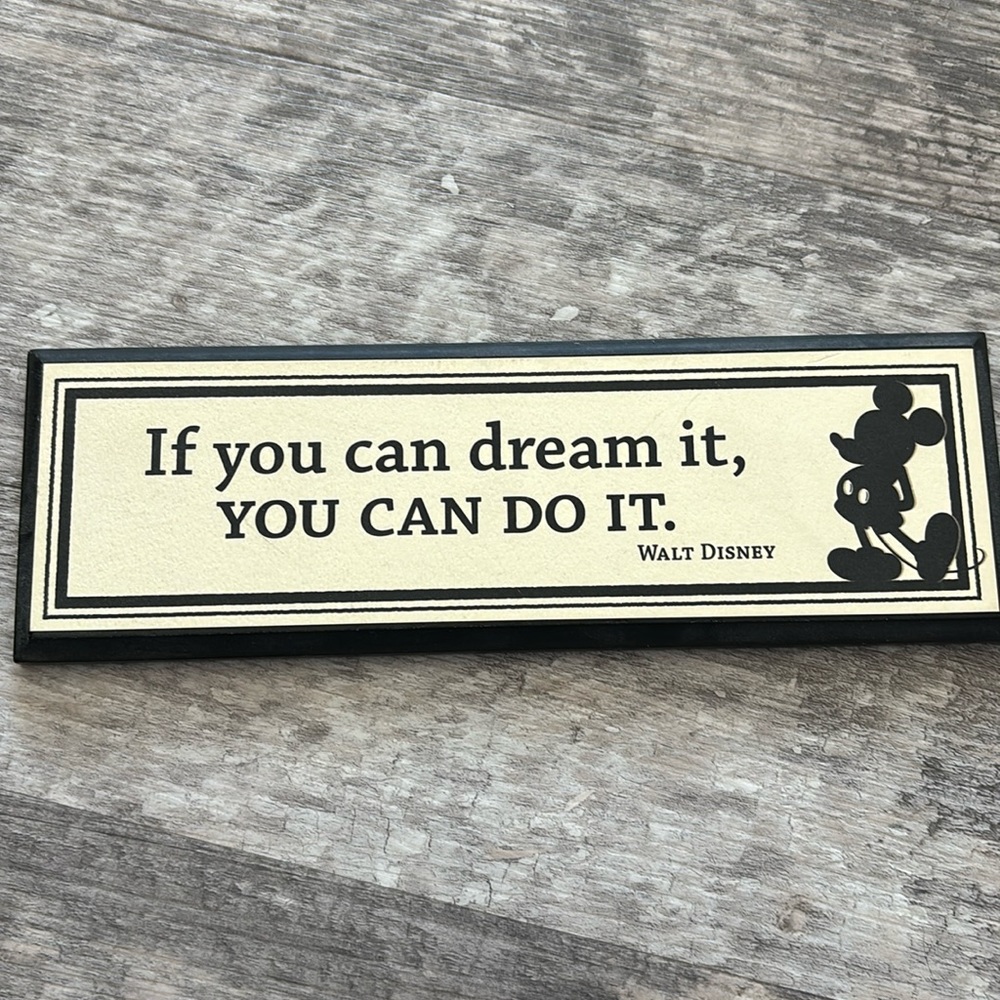 Disney Plaque